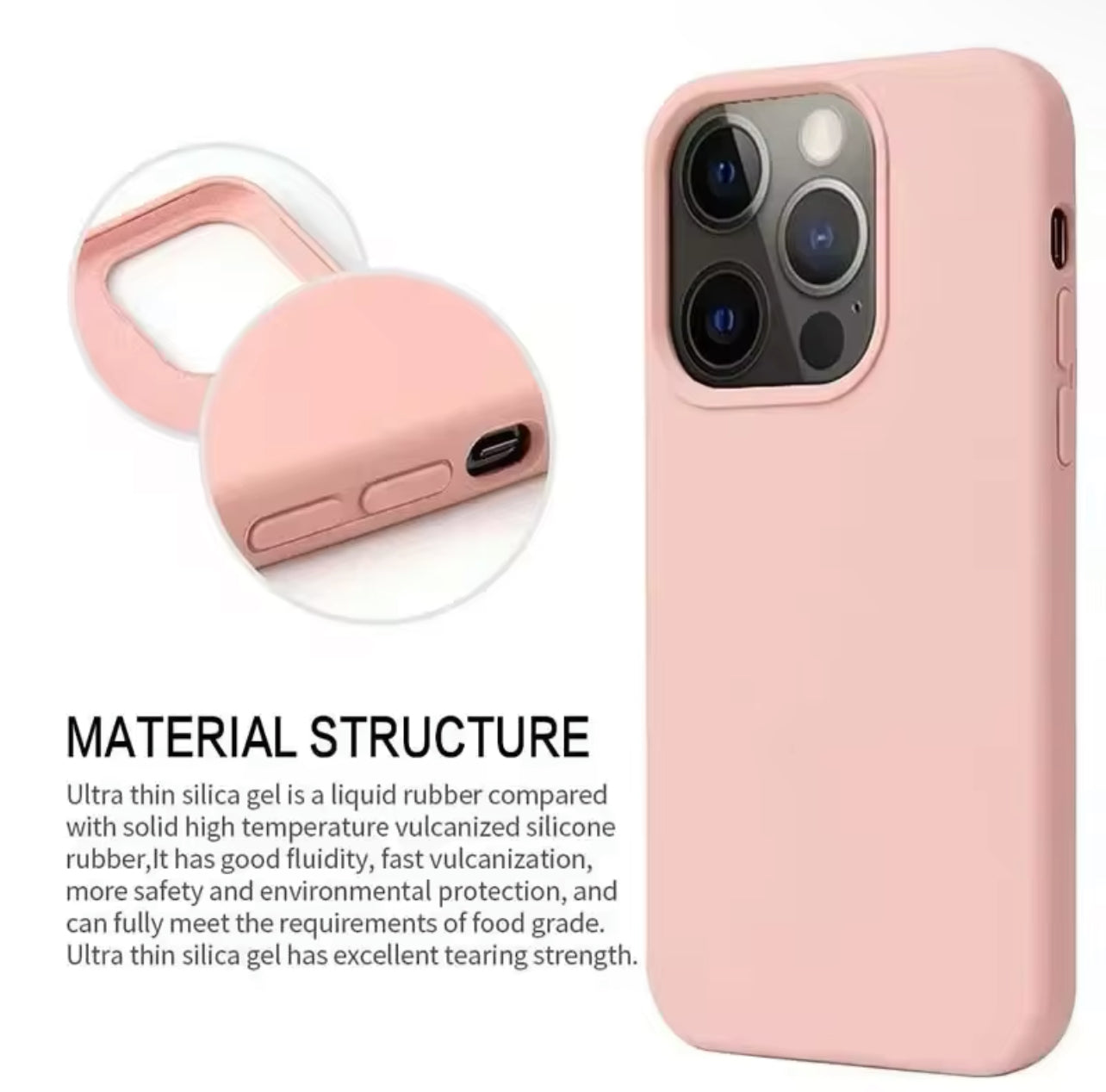 Apple Signature Silicone Phone Case- for Apple iPhone 16 Series 2024 Apple Signature Silicone Phone Case- for Apple iPhone 16 Series 2024